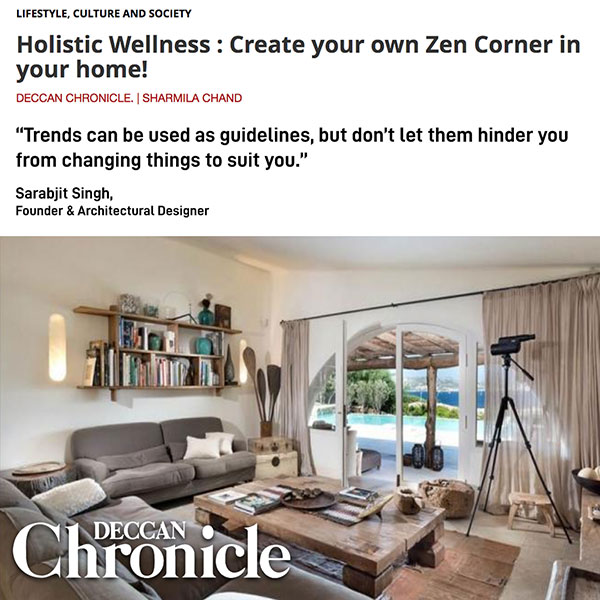 Holistic Wellness : Create your own Zen Corner in your home!
