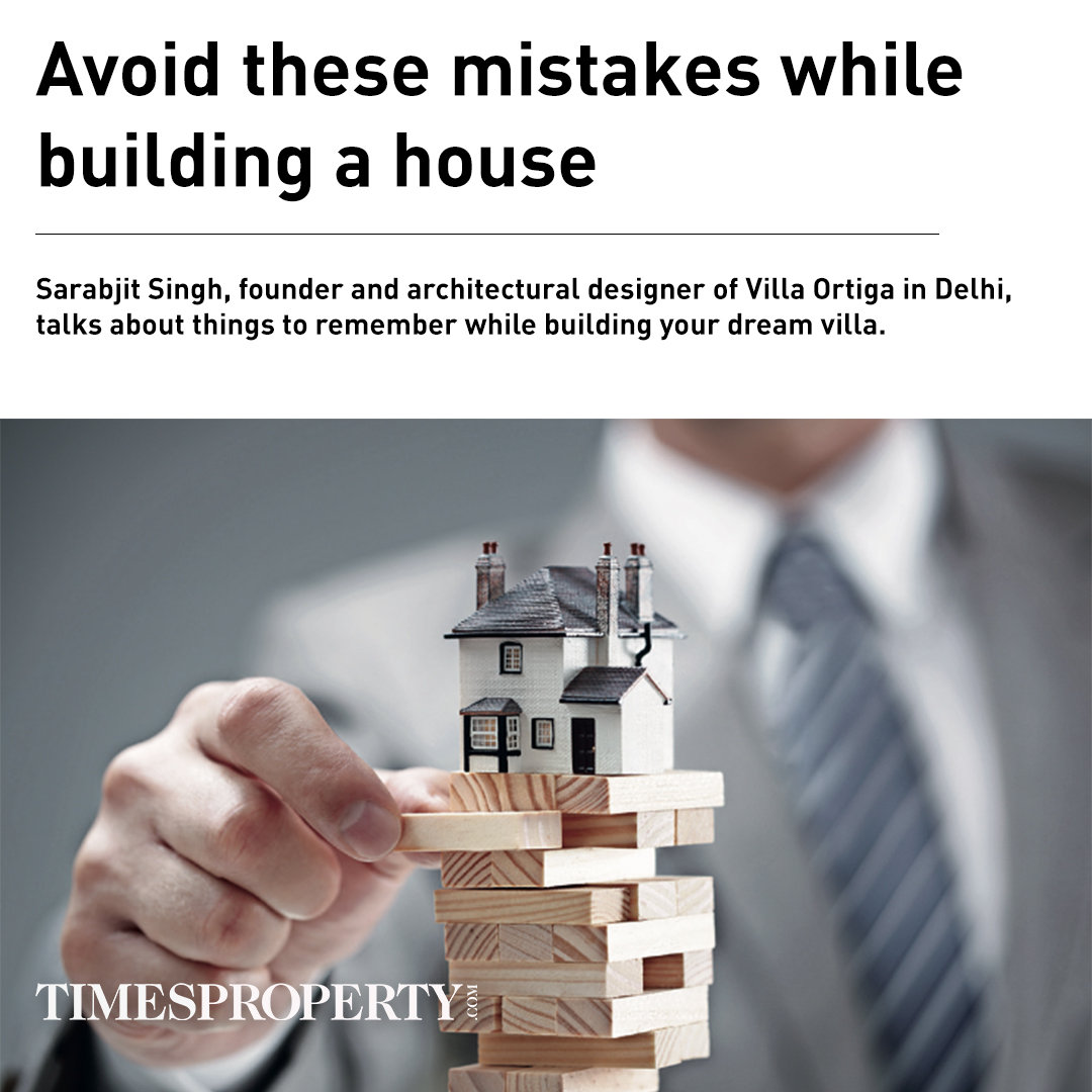 Avoid these mistakes while building a house