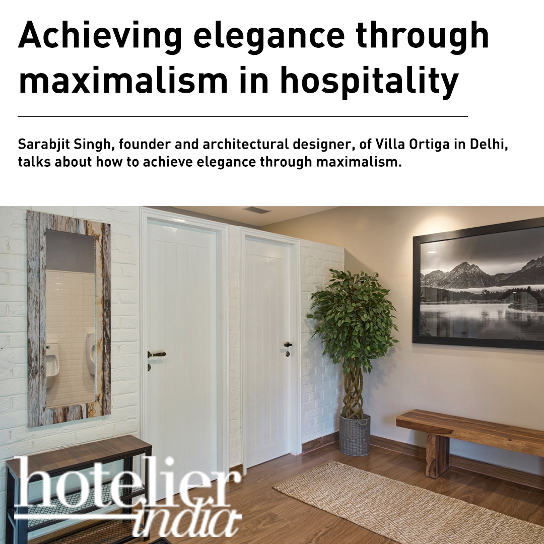 Achieving elegance through maximalism in hospitality design