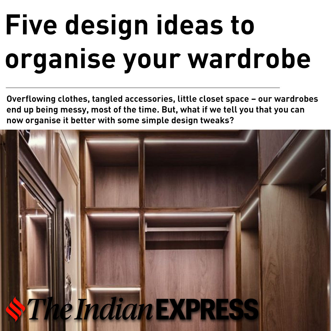 Design ideas to organise your wardrobe better