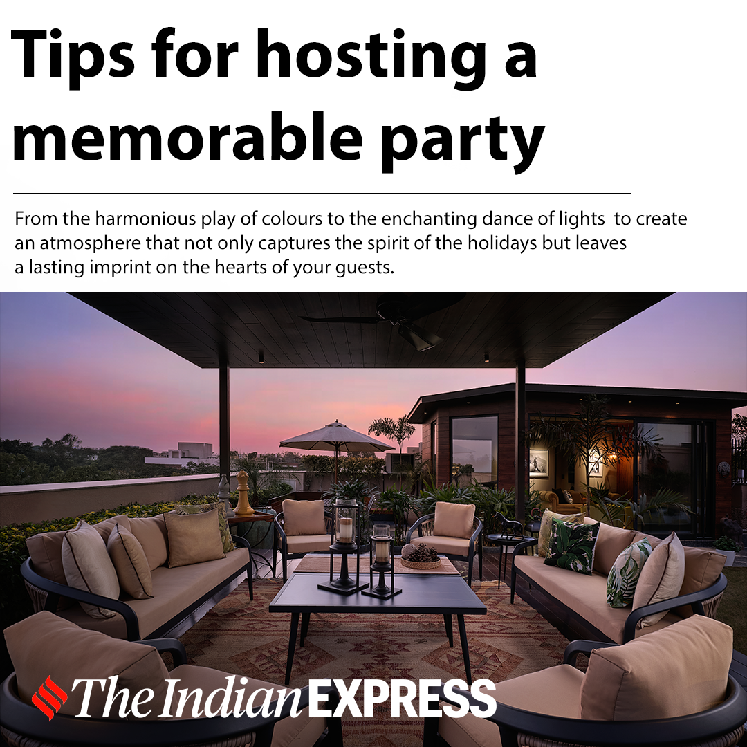 Here’s how to host a memorable Christmas or New Year party